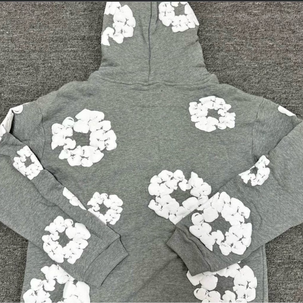 Grey Denim Tears Hoodie